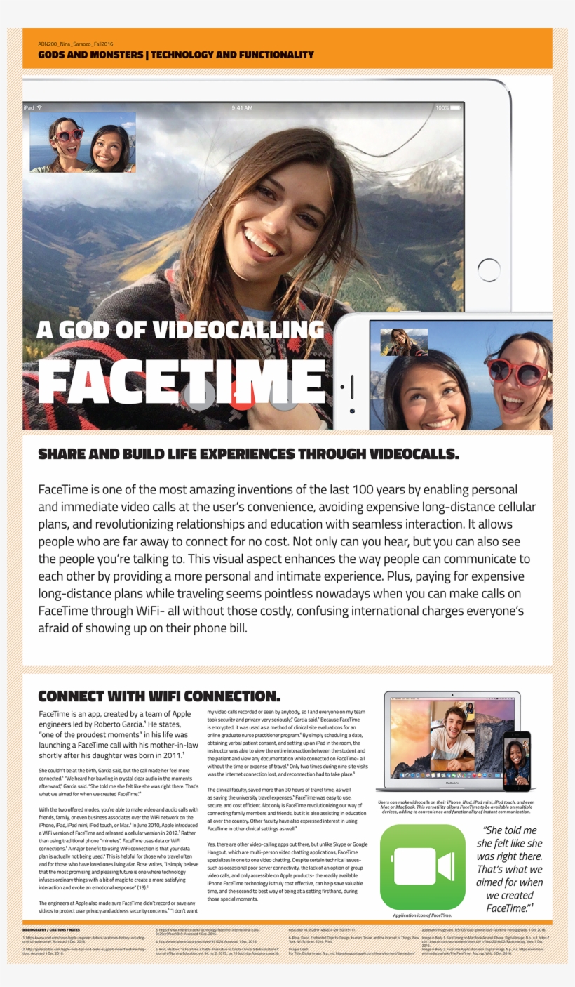 This Was A Project Done For A Class Poster Exhibition, - Ipad Facetime, transparent png #9630568