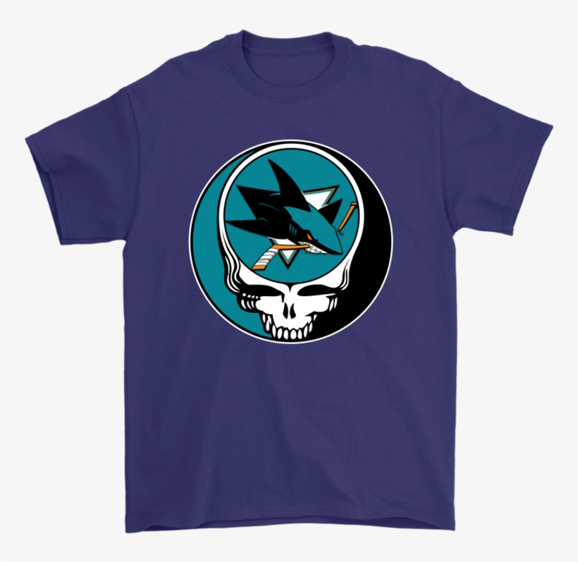 Nhl Team San Jose Sharks X Grateful Dead Logo Band - Grateful Dead Steal Your Face, transparent png #9630704