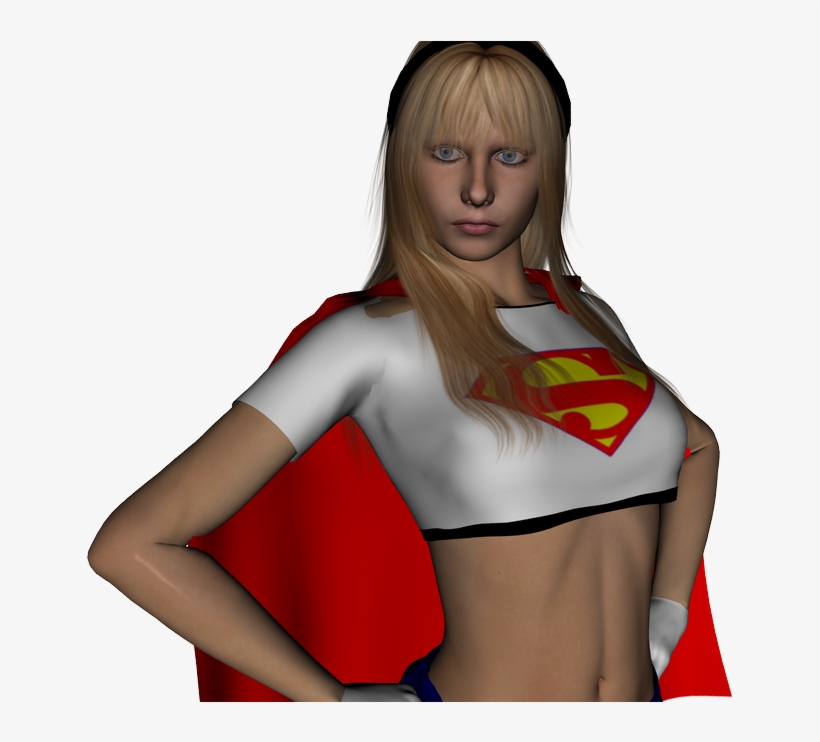 Photo Supergirl-002 - Cape, transparent png #9630739
