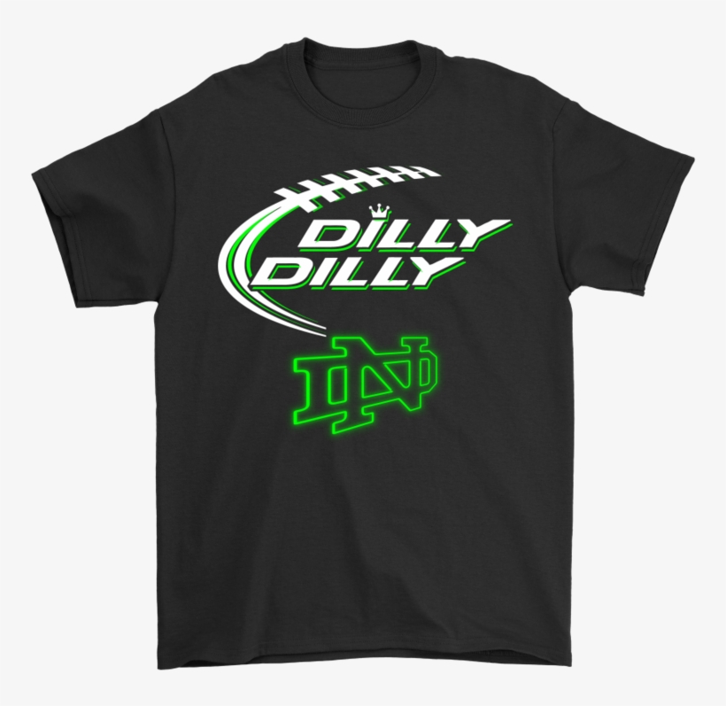 Notre Dame Fighting Irish Neon Light Shirts-potatotee - Active Shirt, transparent png #9630836