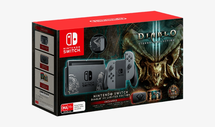 The Critically Acclaimed Game Is Hailed For Its Style - Nintendo Switch Limited Edition Console, transparent png #9630888