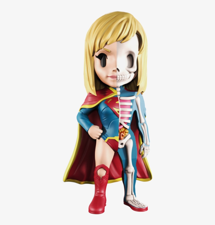 Mighty Jaxx Xxray Dc Comics Supergirl, transparent png #9630991