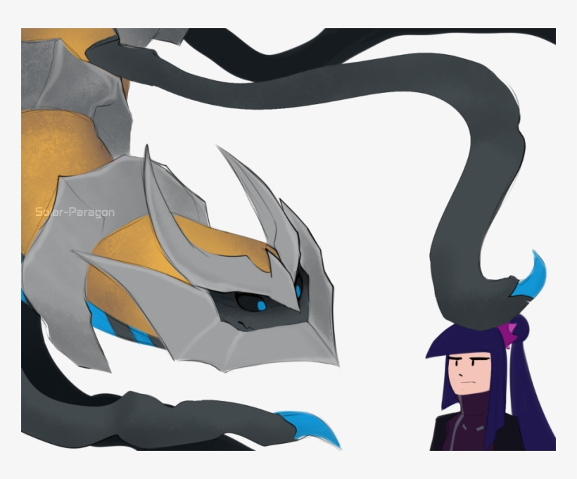 Hades, A Giratina Hatched From An Egg Found In The - Cartoon, transparent png #9631869