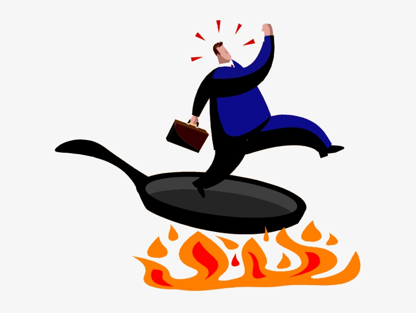 Clipart Fire Frying Pan - Out Of The Frying Pan And Into, transparent png #9632037