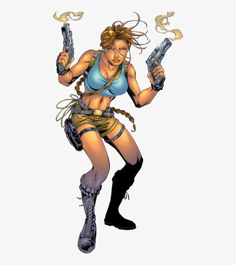 “lara Croft ” - Lara Croft Cartoon Png, transparent png #9632542
