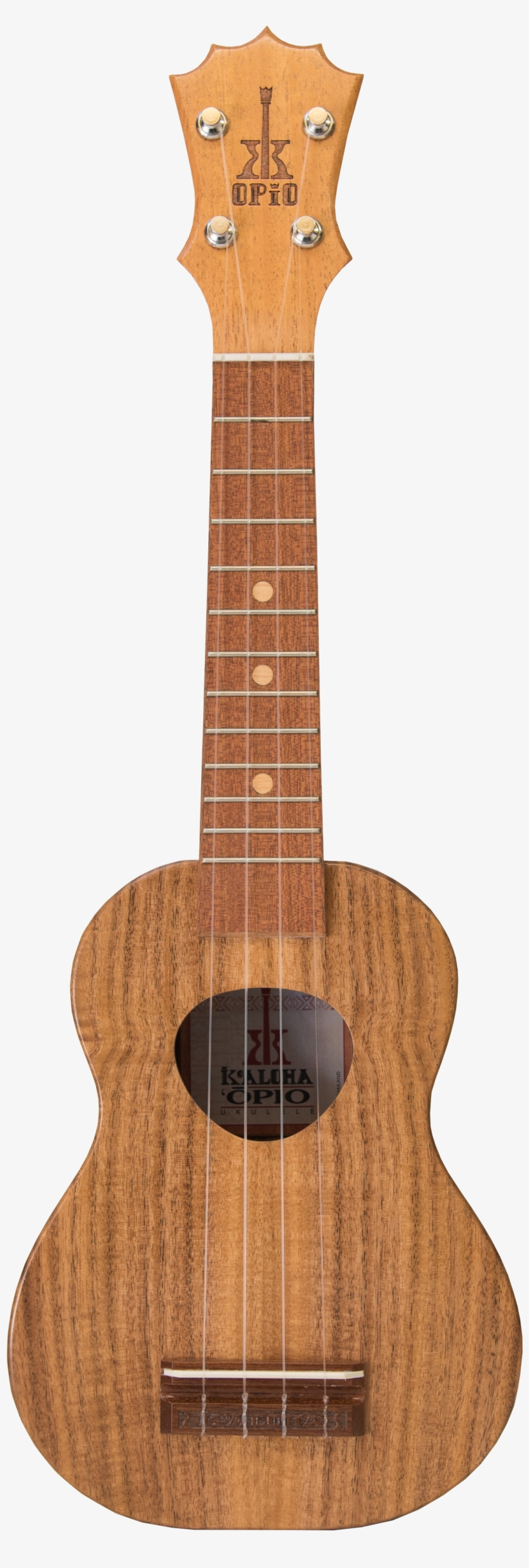 Koaloha Opio Acacia Wood Soprano Ukulele $500 - Acoustic Guitar, transparent png #9632971