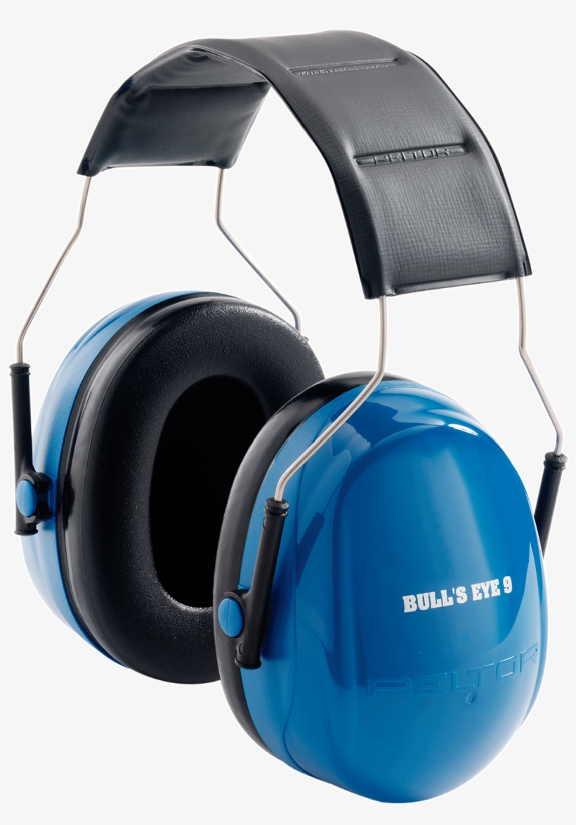 3m Peltor 97007 Bullseye Hearing Protection Nrr 25 - Peltor Earmuffs Blue, transparent png #9633304