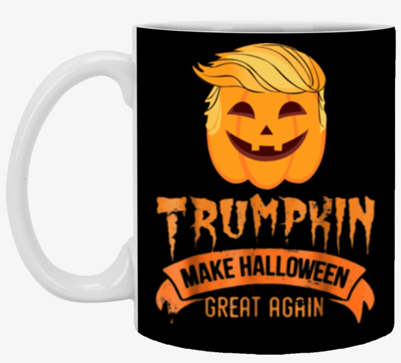 Trumpkin Funny Pumpkin Halloween Ghost Men Amp Women - Beer Stein, transparent png #9633437