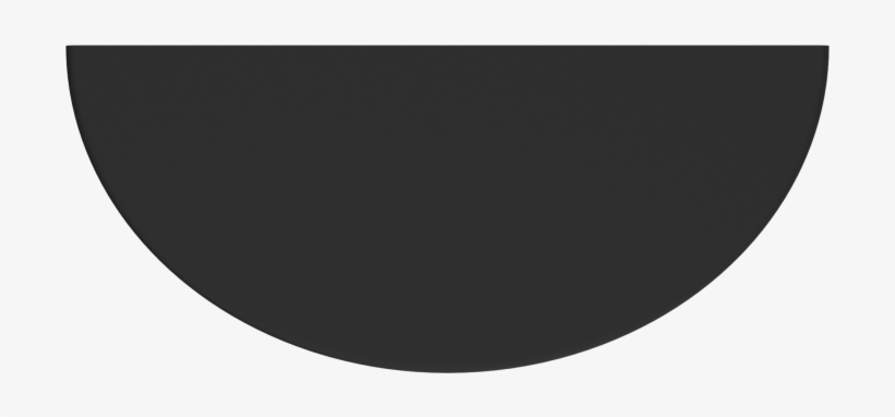 Formulate Half Moon Counter - Circle, transparent png #9633474