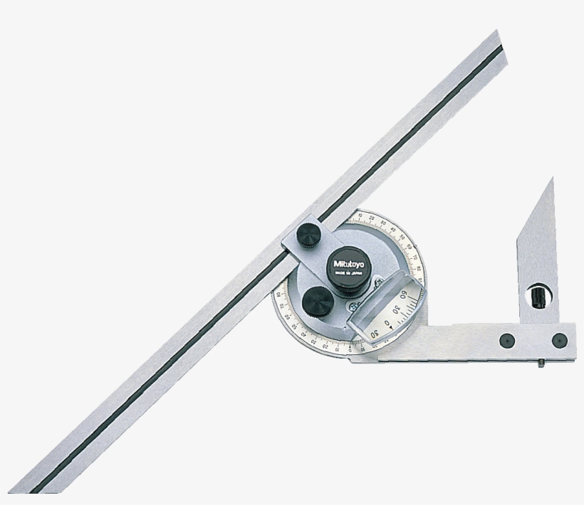 Reference Gauge Universal Bevel Protractor Mitutoyo - Rapporteur D Angle Universel, transparent png #9633526