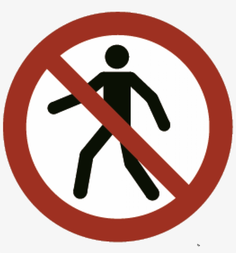 Prohibido El Paso Png - No Unauthorised Access Symbol, transparent png #9633659