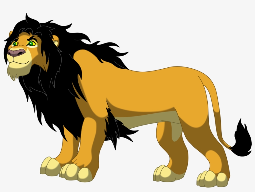 My Vision Of Ahadi - Lion King Ahadi Coloring Pages, transparent png #9633848
