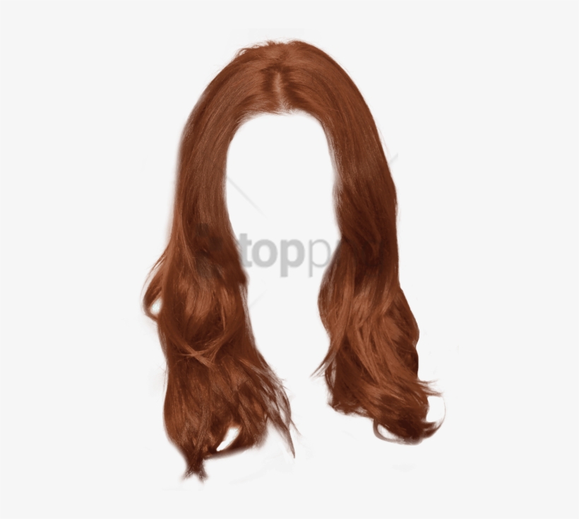 Free Png Download Ginger Long Women Hair Png Images - Woman Hair Png, transparent png #9634157