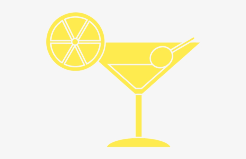 Beach Umbrella - Martini Glass, transparent png #9634297