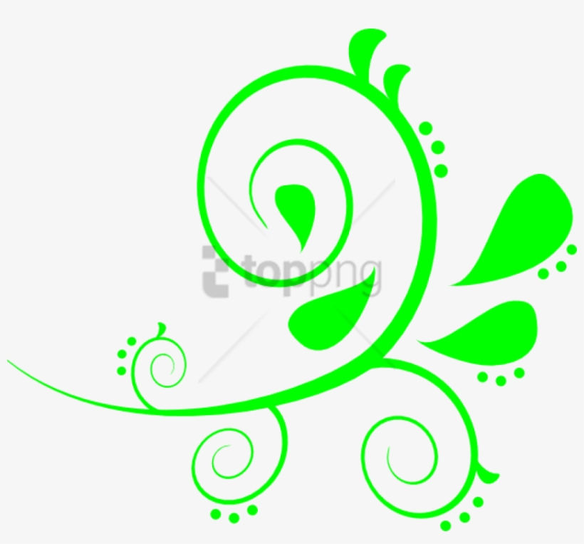 Free Png Curved Line Design Png Image With Transparent - Transparent Background Clipart Swirls, transparent png #9634434