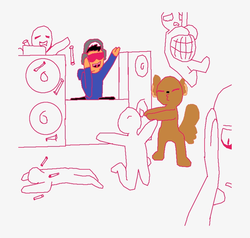 Party Editz - Cartoon, transparent png #9634843