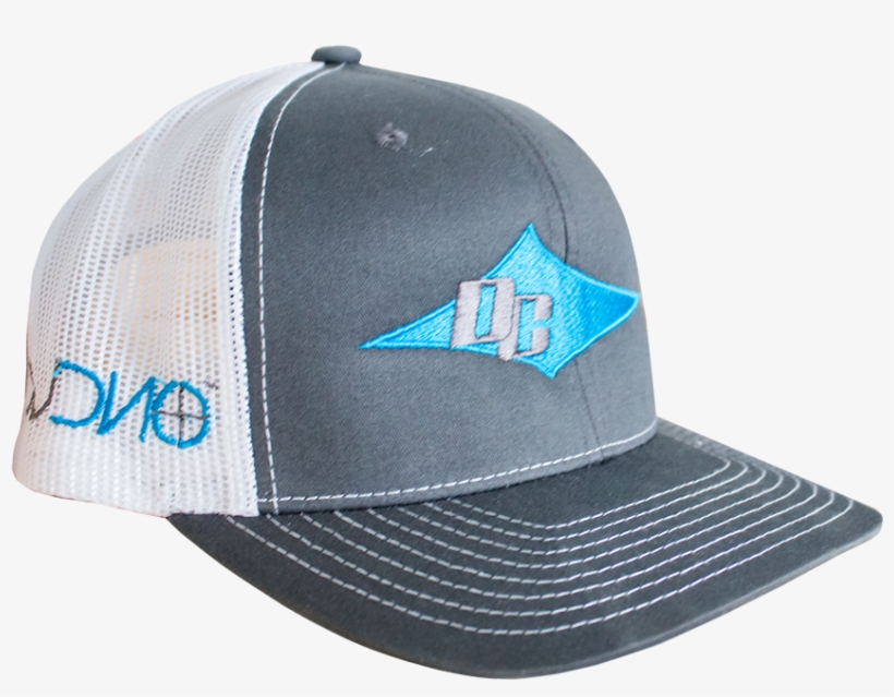 Dc Hat White, Teal, Gray - Baseball Cap, transparent png #9635132