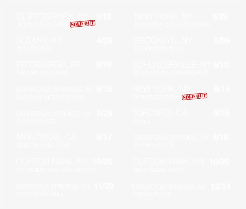 List Of 2018 Shows - Parallel, transparent png #9635394