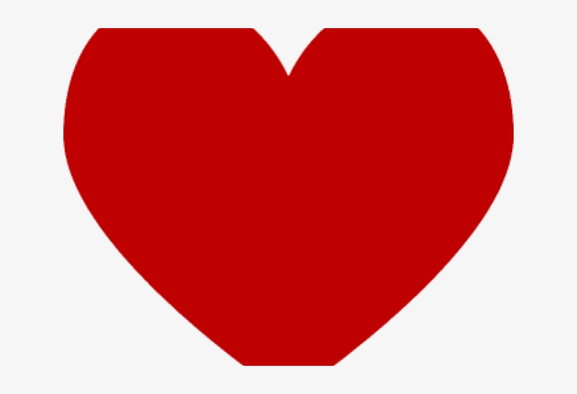 A Picture Of A Red Heart - Heart, transparent png #9636420