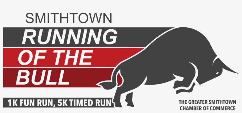 Smithtown Running Of The Bull 5k - Bull Running Logo, transparent png #9636538