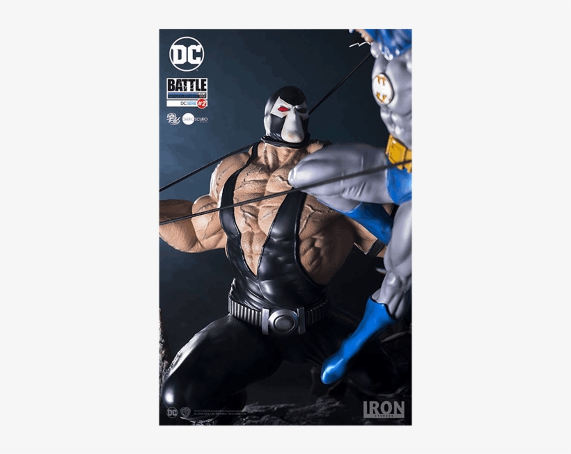 1 Of - Batman Vs Bane Statue, transparent png #9636804