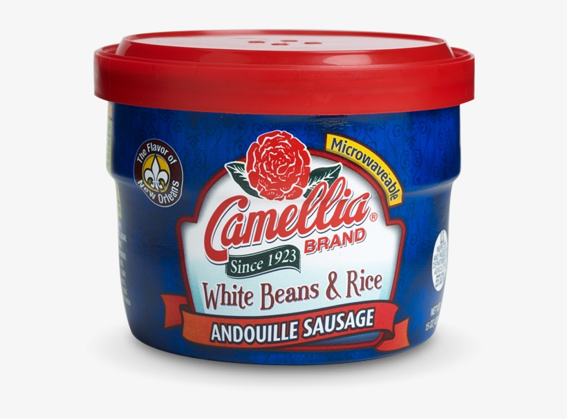 White Beans And Rice Andouille Sausage - Camellia Beans, transparent png #9639226