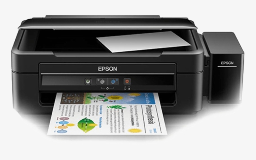 Colored Printer Png Transparent Image - Epson L380 Printer Driver, transparent png #9639282