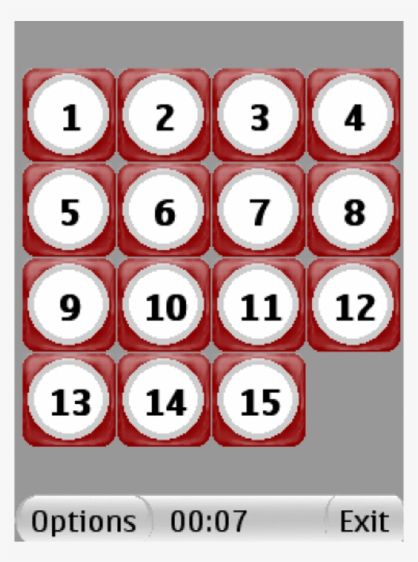 Sliding Puzzles Para Java - Number - Free Transparent PNG Download - PNGkey