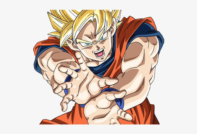 Dragon Ball Clipart Kamehameha - Goku Ssj Blue Render, transparent png #9640485