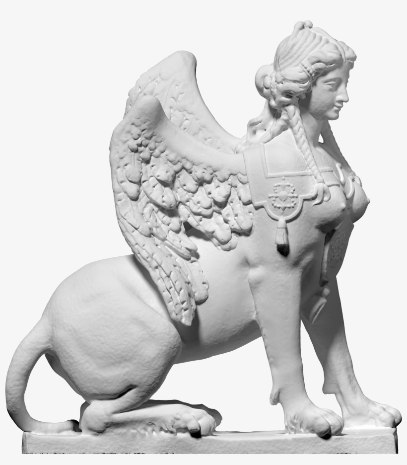3d Scan Of Sphinx - Sphinx 3d Scan, transparent png #9641045