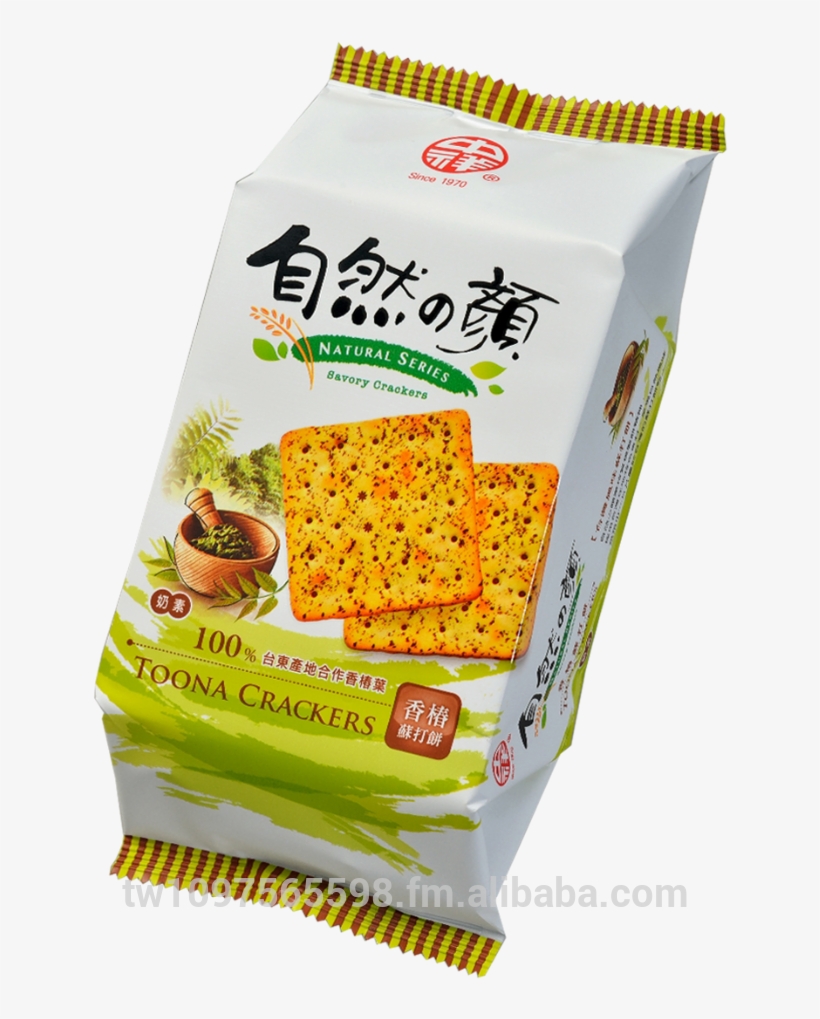 Taiwan Soda Crackers, Taiwan Soda Crackers Manufacturers - 中 祥 自然 之 顏 蔬菜 蘇打 餅乾 獨 享 包, transparent png #9642266