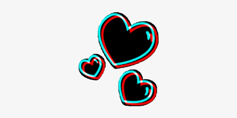 #glitch #love #heart #hearts #tumblr #tumbler #tumblrgirl - Heart, transparent png #9642896