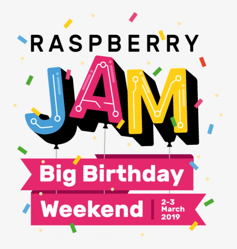 Raspberry Jam Big Birthday Weekend Pack - Graphic Design, transparent png #9643192