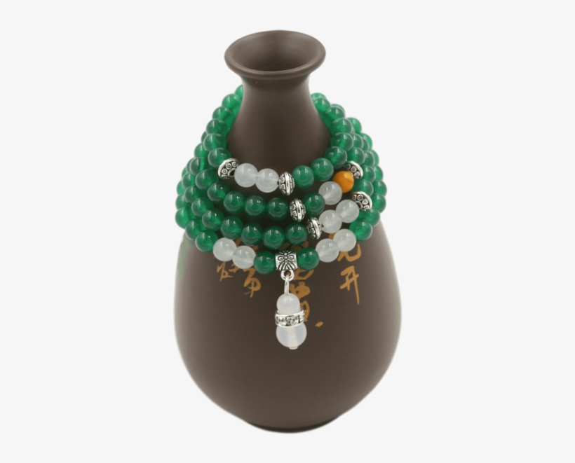 Fancy Rudraksha Mala - Vase, transparent png #9643916