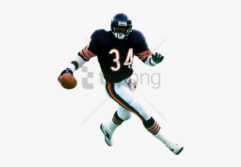 Free Png Download Chicago Bears Player Png Images Background - Walter Payton Signed, transparent png #9644271