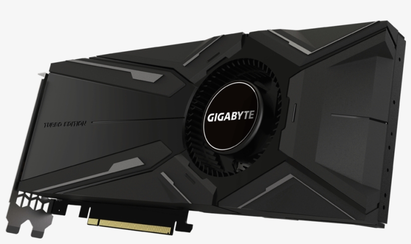 Gigabyte Geforce Rtx 2080 Ti Turbo 11g Right Angle - Gigabyte Rtx 2080 Turbo, transparent png #9644596