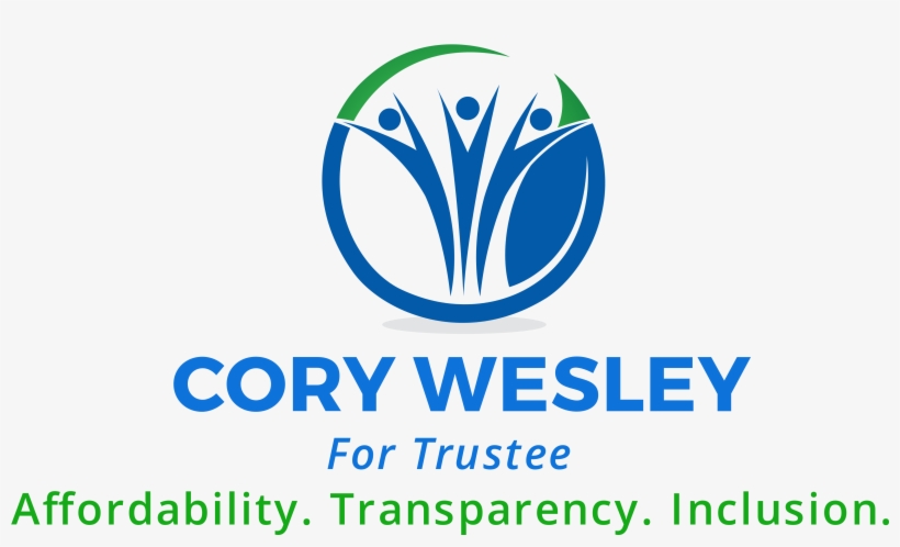 Cory Wesley For Trustee - Graphic Design, transparent png #9644682