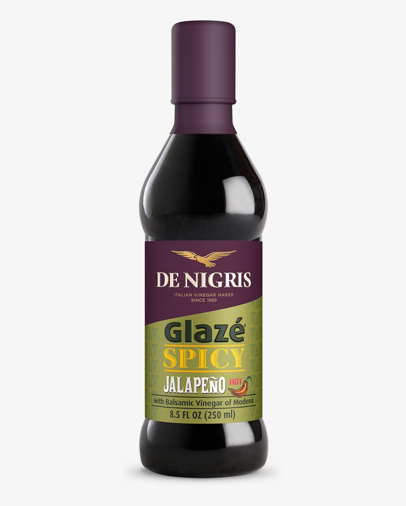 Spicy Glazè - Jalapeno - Glass Bottle, transparent png #9645687