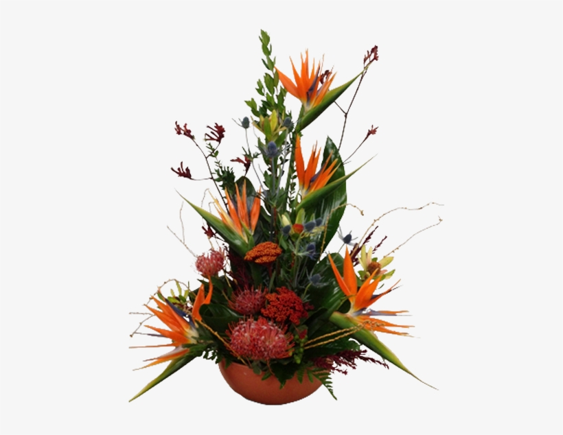 Tropical Sunset - Arreglo De Heliconias, transparent png #9645797