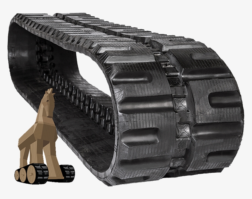 Trojan Rubber Tracks - Skid Loader Rubber Tracks, transparent png #9645850