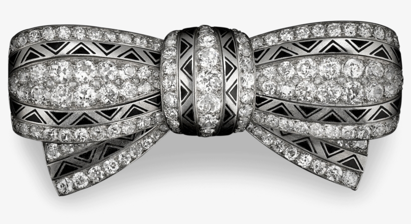Diamond Art Deco Brooch - Paisley, transparent png #9646102