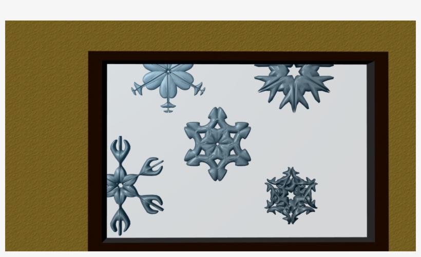 We Created A Window To View The Snowflakes And Added - Picture Frame, transparent png #9646331