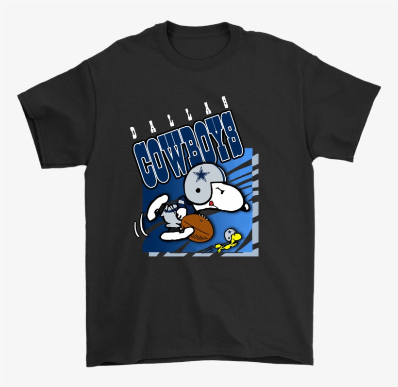 Dallas Cowboys Football Woodstock And Snoopy Shirts-snoopy - Snoopy Stitch, transparent png #9646570