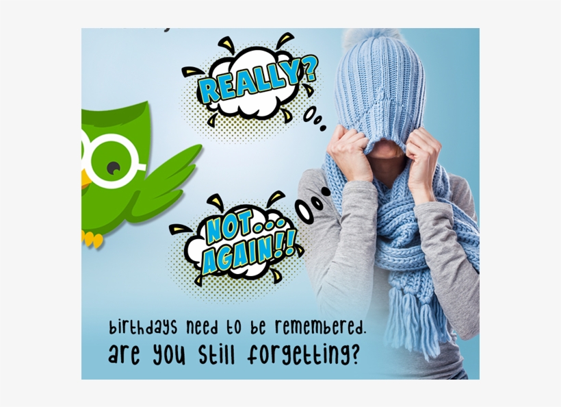 Birthday Calendar Reminder - Illustration, transparent png #9646798