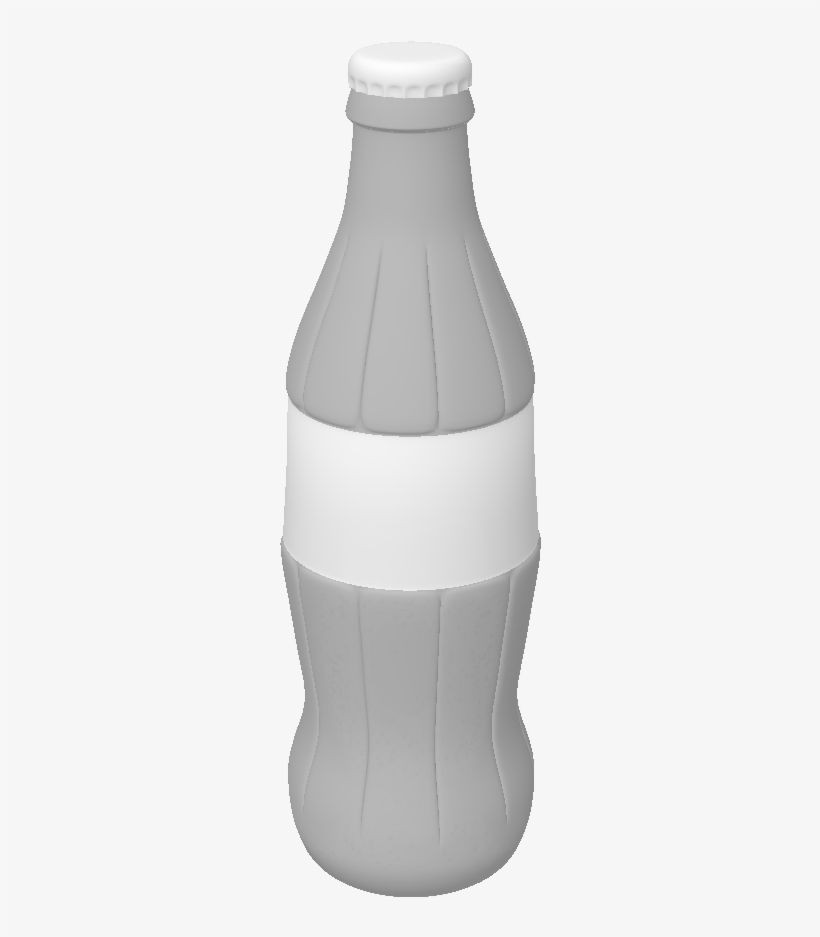 Coca Cola Bottle - Glass Bottle, transparent png #9647483
