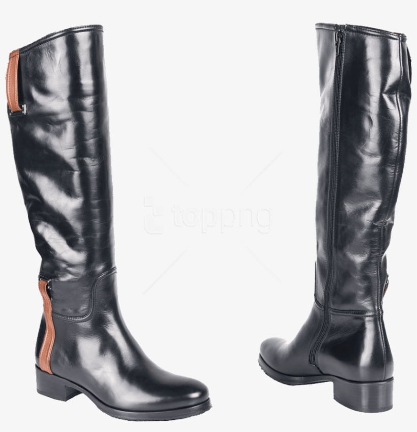 Free Png Genuine Leather Men's Boot Png - Зимние Женские Сапоги Серые, transparent png #9647606