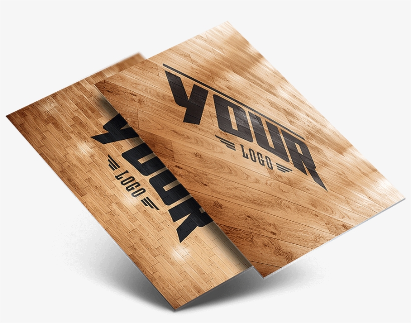 Basketball Court Photoshop Template Mockup - Plywood, transparent png #9648150