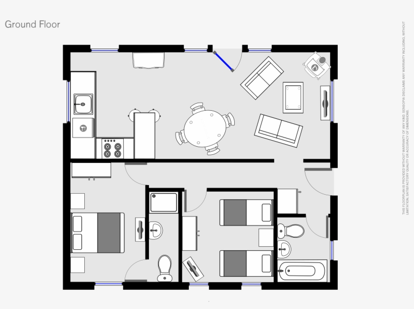 Clogwyn Barn - Floor Plan, transparent png #9648600