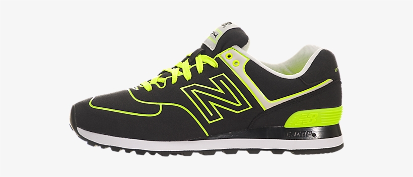 new balance 574 black green