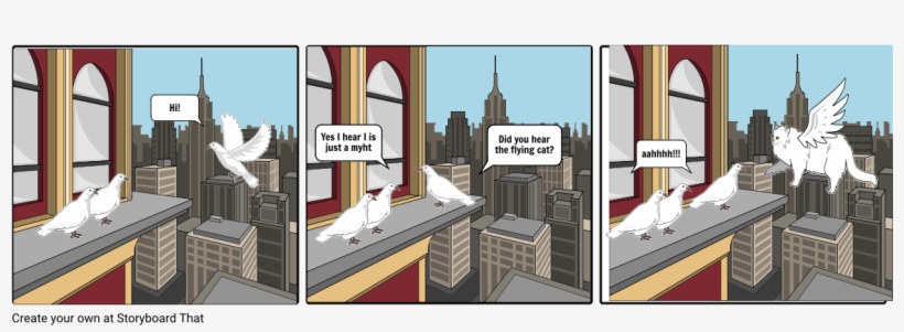 Flying Cat - Storyboard, transparent png #9649049